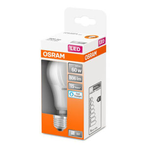 OSRAM LED žiarovka Classic A E27 8,5W 6.500K matná