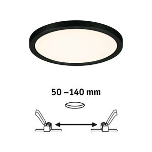 Paulmann Areo LED okrúhly čierna 3000K Ø17,5cm