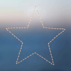 Deko LED hviezda Liva Star, zlatá, Ø 70 cm