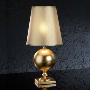 Stolná lampa Terra – celá v zlate