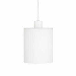 Závesná lampa Sóda sklenené tienidlo biela Ø 15 cm