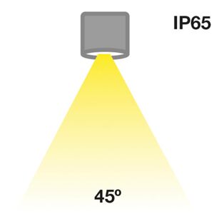 SLC MiniOne Fixed LED downlight IP65 čierna 930