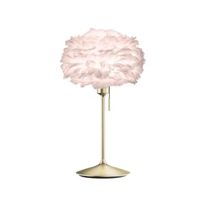 UMAGE Eos mini stolová lampa ružová/brúsená mosadz