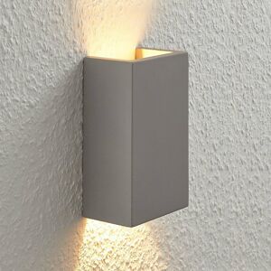 Betónové nástenné svietidlo Smira v sivej 11x18 cm