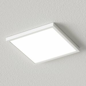 Biele, štvorcové stropné LED svietidlo Solvie