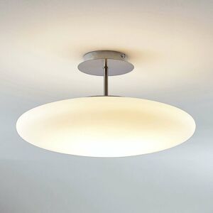 LED opálová stropná lampa Gunda, biela