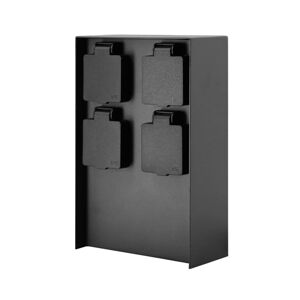 Prios Foranda energetický stĺp, 4ks, čierna, 23 cm