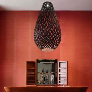 david trubridge Koura závesná lampa 75 cm čierna
