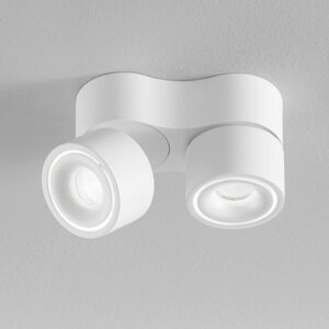 Egger Clippo S Duo stropné LED, biele, 3 000 K
