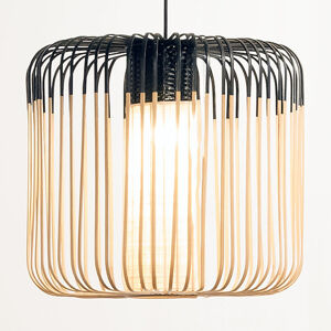Forestier Bamboo Light M závesná lampa 45cm čierna