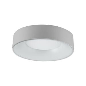 Stropné LED svietidlo Sauro, Ø 30 cm, strieborná