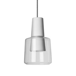 LEDS-C4 Khoi Surfaced závesná lampa, číra/biela