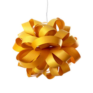 LZF Agatha Ball závesná lampa, 84x80 cm, žltá