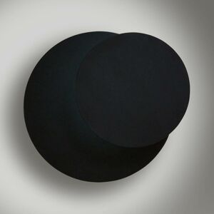 Nástenné svietidlo Circle okrúhly tvar, čierne