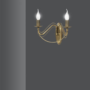 Nástenné svietidlo Tori K2 v tvare lampy zlaté